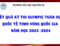 Kết quả kỳ thi Olympic Toán học quốc tế TIMO vòng quốc gia năm học 2023-2024